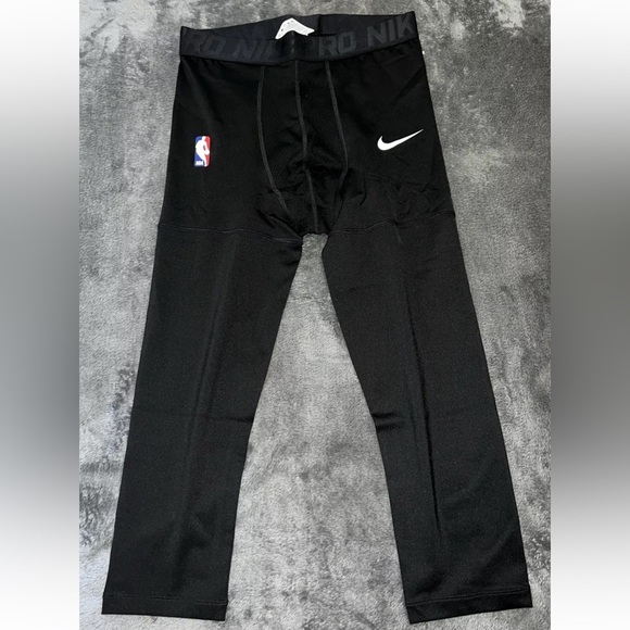 Nike Men's Black Dri-Fit Compression Layer Training Pants size 2XL-T AA0751-010 - Picture 1 of 2